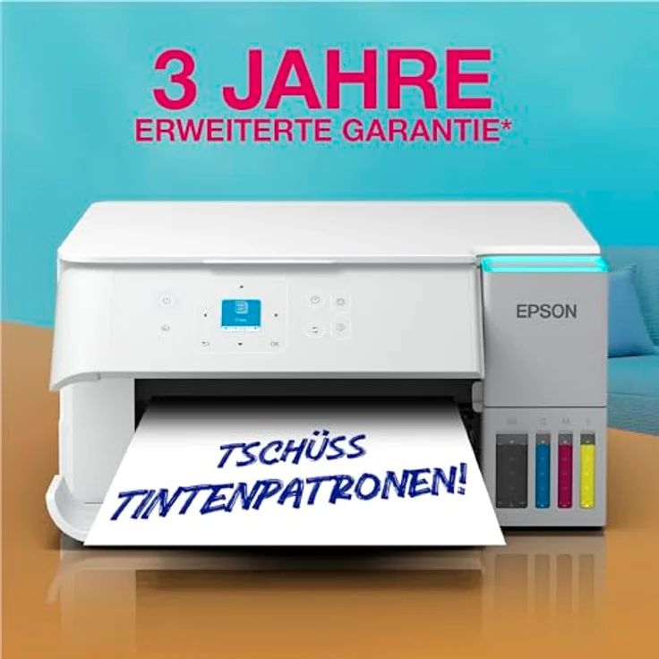 EPSON EcoTank ET-2956, 3-in-1 Tintentankdrucker in Weiß mit Duplex, WiFi, Apple AirPrint und 40 Euro CashBack – Bild 11
