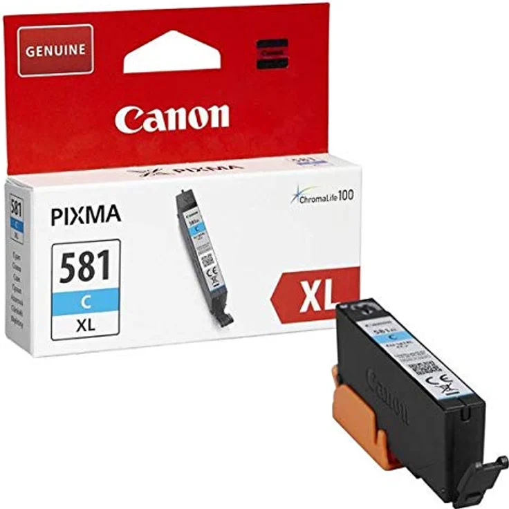 Canon CLI-581 XL CY original Tintenpatrone Cyan für Pixma Inkjet Drucker TR7550-PIXMA TR8550-PIXMA TS6150-PIXMA TS6151-PIXMA TS8150-PIXMA TS8151-PIXMA TS8152-PIXMA TS9150-PIXMA TS9155-PIXMA – Bild 3