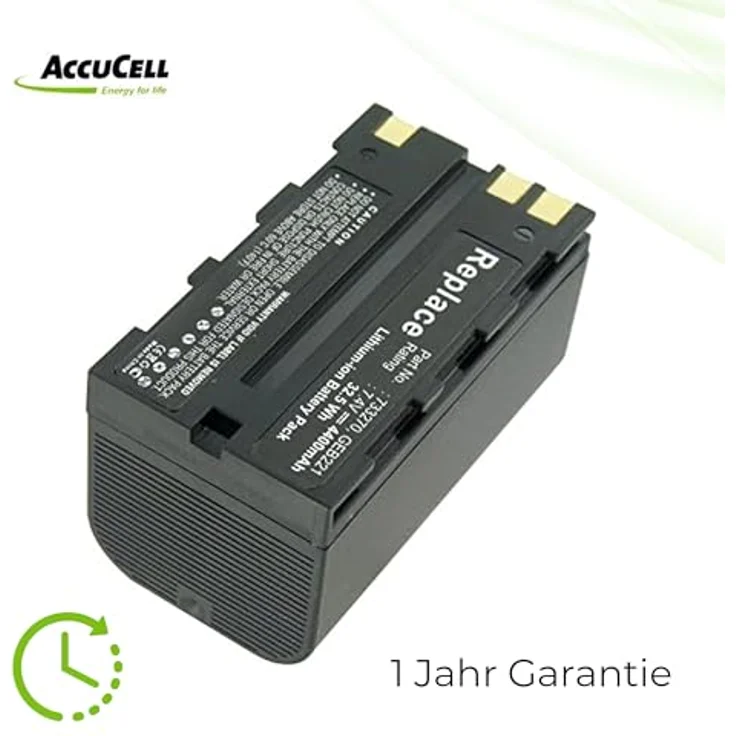 AccuCell Akku kompatibel mit Leica 733270 GBE221, GEB221, Kamera-Akku für optimale Leistung – Bild 5