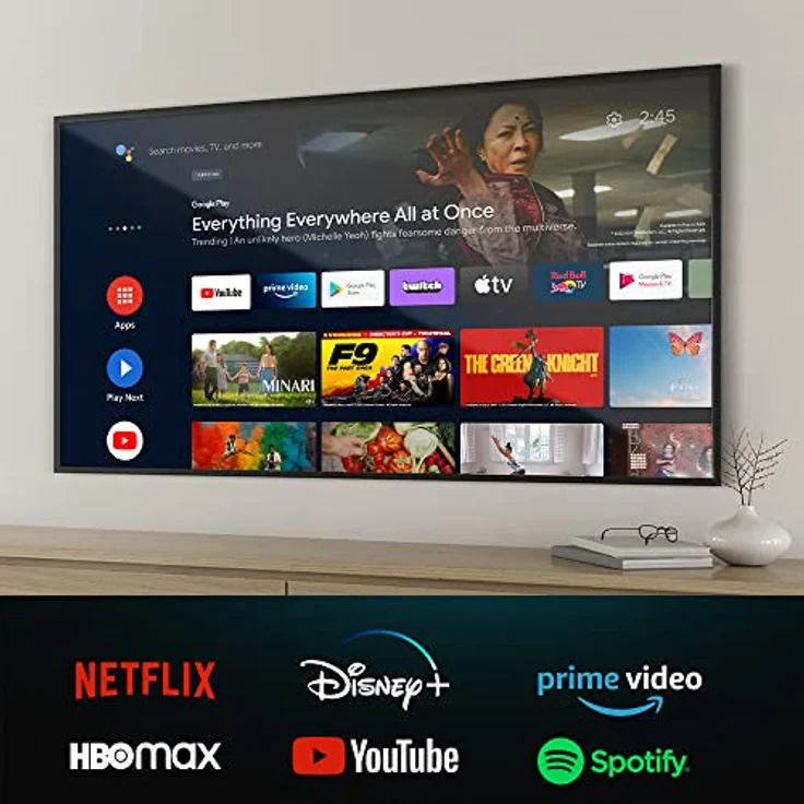 Cecotec TV LED 55" Smart TV A -Serie ALU00055. 4K UHD, Android 11, MEMC, Integrated Chromecast, Dolby Vision und Dolby Atmos, HDR10, Modell 2023 – Bild 2