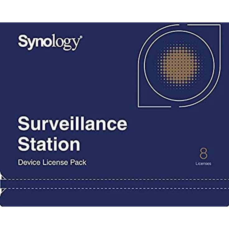 Synology 8 CAM LICENSE PACK FOR, kosteneffizientes NAS mit benutzerfreundlichem Design
