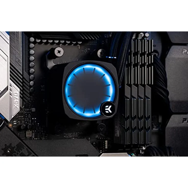 EKWB EK Nucleus AIO CR360 Lux D-RGB All-in-One Liquid CPU Kühler mit EK FPT Lüftern, Wasserkühlung Computerteile, 120 mm Lüfter, kompatibel mit den esten Intel & AMD CPUs – Bild 3