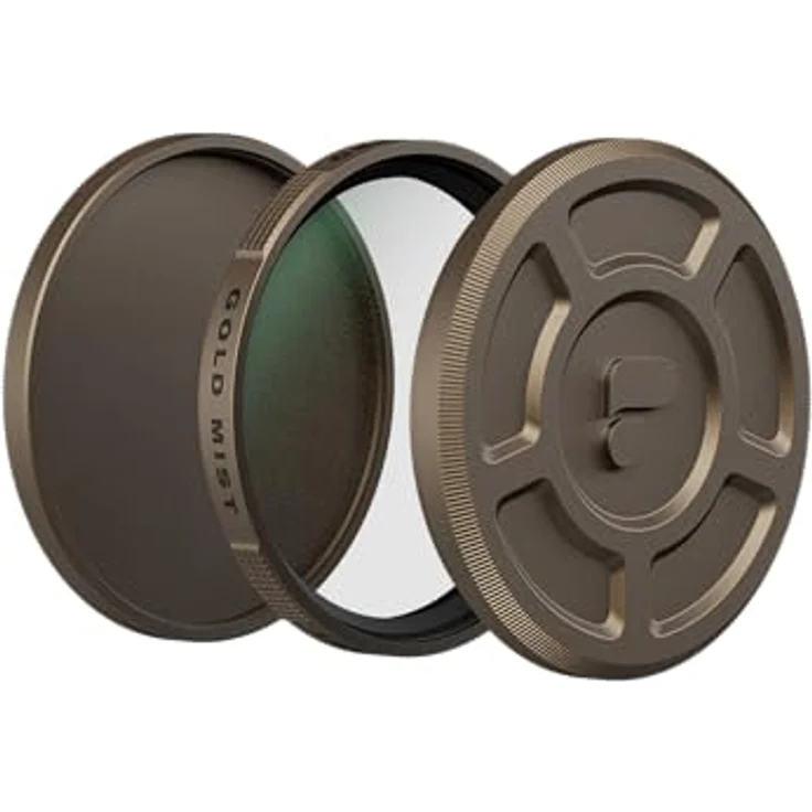 PolarPro 135 Serie Gold Mist Filter 49mm, Kamerafilter im Retro-Design mit Chroma-Glas und Sunny-16-Spickzettel – Bild 5