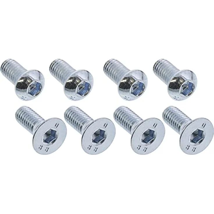 InLine® Slatwall Befestigungskit für Tischhalterung Panel, Silber, 2er Set mit Schrauben – Bild 3