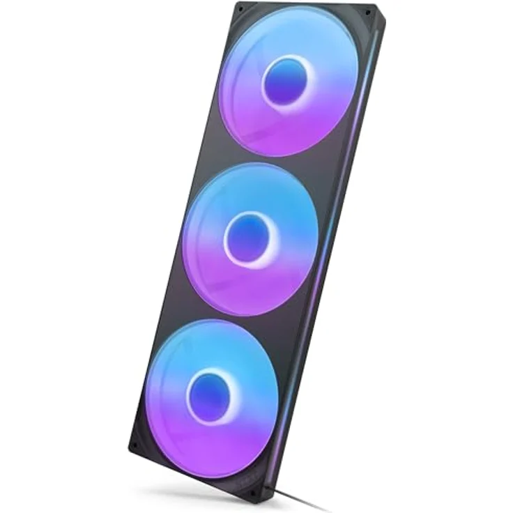 NZXT F420 RGB Core, 140 mm PC Lüfter mit Uni-Body-Konstruktion und RGB-Beleuchtung, Schwarz – Bild 4
