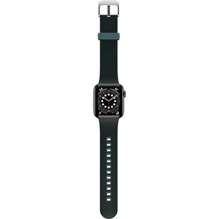 OtterBox All Day Uhrenarmband für Apple Watch, weiches Silikonband 40/41/42mm, bequem, strapazierfähig, Grün/Blau