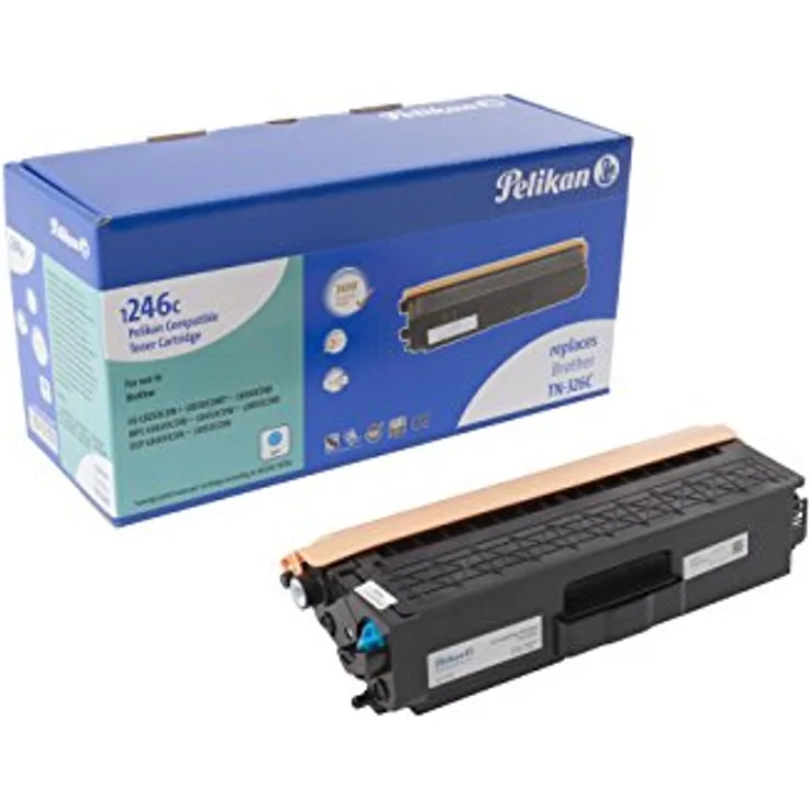 Pelikan TN-326C, Toner in Cyan für exakte Farbwiedergabe und professionelle Druckqualität
