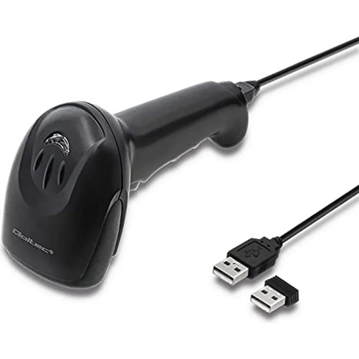 Qoltec Wireless Laser Scanner 1D | 2D | Black, Barcode-Scanner mit kabelloser Funktion – Bild 5