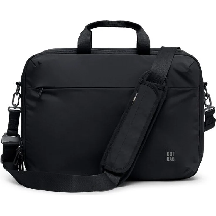 GOT BAG Commuter Bag Aktentasche mit Laptopfach für 42 cm Laptops, schwarz, 100% Nylon – Bild 1