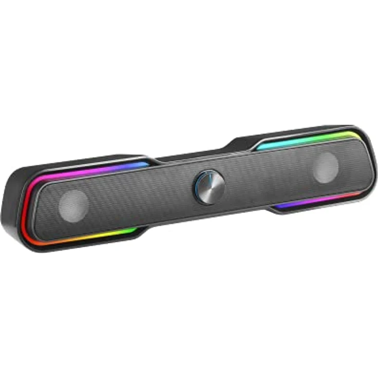 Mars Gaming MSBX Schwarz, RGB Soundbar, Bluethooth 5.0+Jack 3.5, DSP Sound 10W – Bild 1