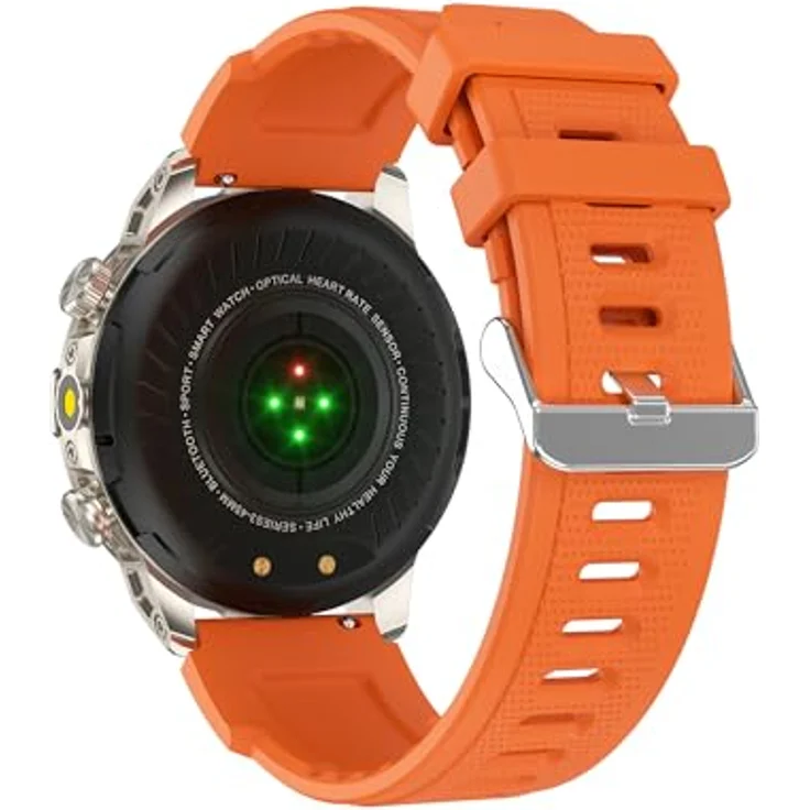 VALDUS VD36 PRO (2025) Silver, Gesundheitsuhr Smartwatch mit AMOLED Display, Telefoniefunktion und unzerstörbarem Design – Bild 5