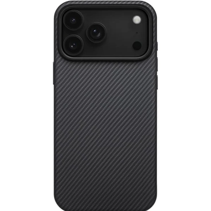 Pitaka UltraGuard für Apple iPhone 17 Pro, Smartphone Hülle aus Aramidfaser mit MagSafe-Kompatibilität, Schwarz