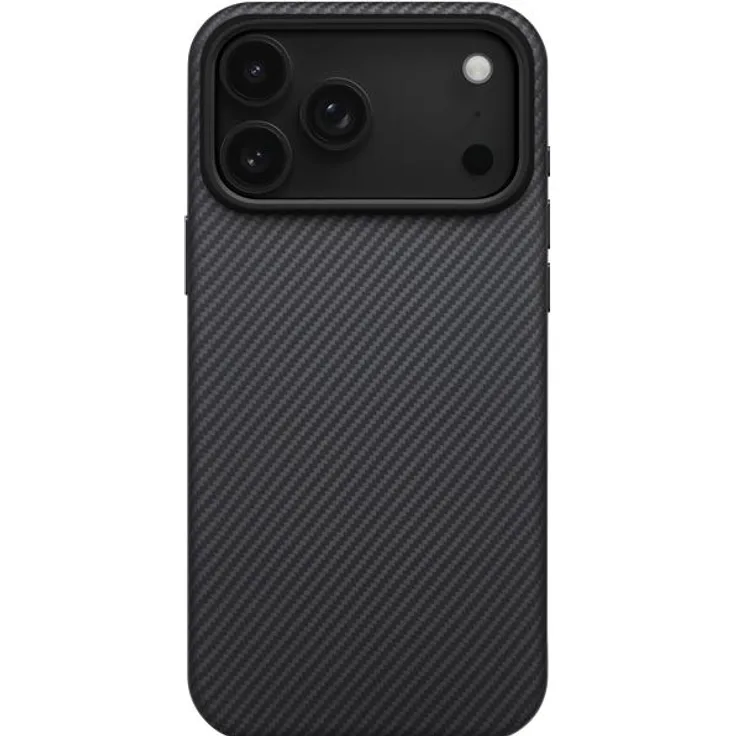 Pitaka UltraGuard für Apple iPhone 17 Pro, Smartphone Hülle aus Aramidfaser mit MagSafe-Kompatibilität, Schwarz