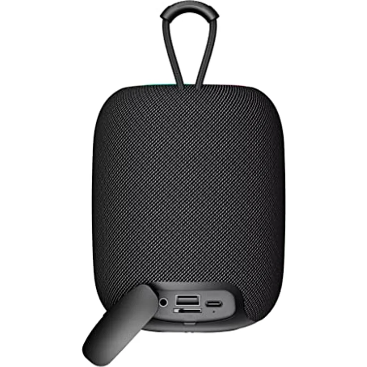 CANYON Bluetooth-Lautsprecher BSP-8 schwarz, 10 W Leistung, BT 5.2, RGB-Hintergrundbeleuchtung – Bild 4