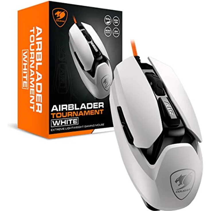 Cougar Gaming-Maus, kabelgebunden, Airblader Tournament (weiß) – Bild 1