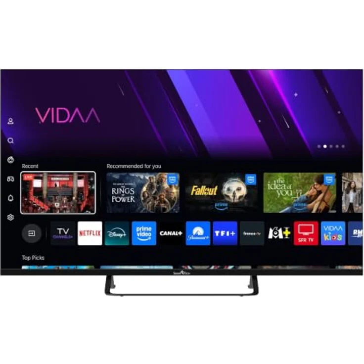 Smart Tech 40QV02V QLED Fernseher 40 Zoll, Full HD Smart TV mit VIDAA, Triple-Tuner und Dolby Digital Plus – Bild 2
