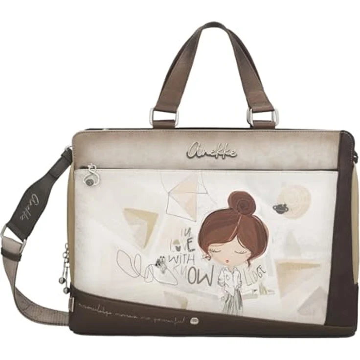 Anekke Sophia Aktentasche mit Laptopfach, 45 cm, mehrfarbig, 100% Polyurethan – Bild 2
