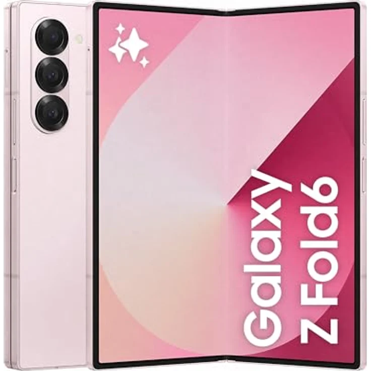 Samsung Galaxy Z Fold6 AI-Smartphone, 50-MP-Kamera, 512 GB, Pink – Bild 1