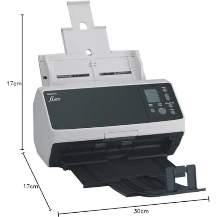 Fujitsu fi-8190 Dokumentenscanner, 600 dpi, 90 Seiten/Min, grau/schwarz – Bild 7
