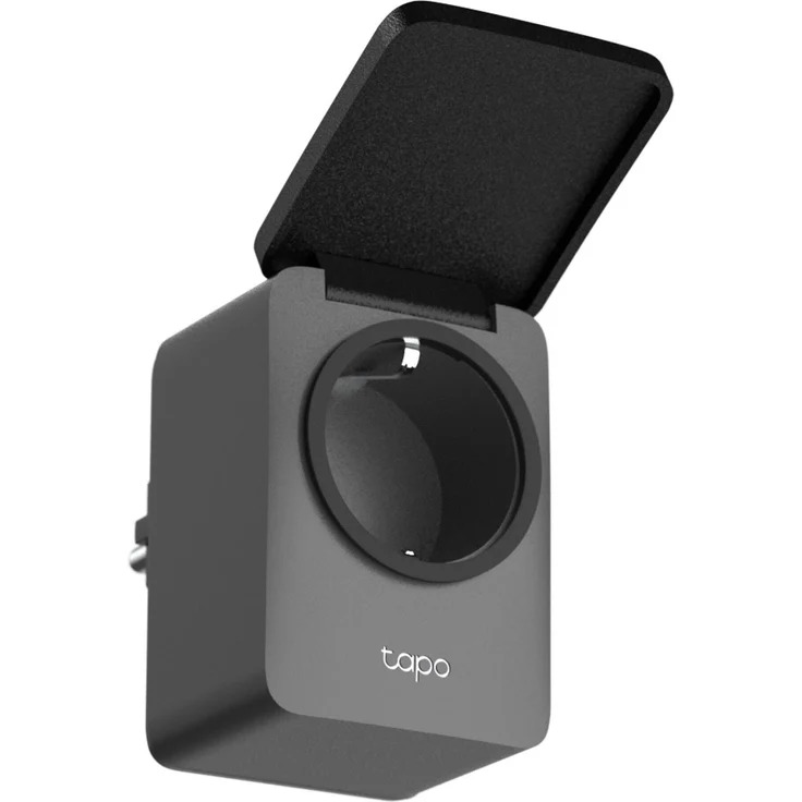 TP-Link Tapo P410M, Smart Outdoor WiFi-Steckdose mit IP54 Schutz, Energieverbrauchsüberwachung und Sprachsteuerung