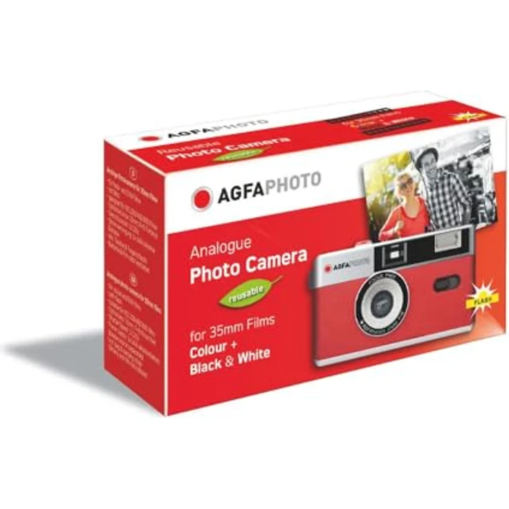 AgfaPhoto Analoge 35mm Foto Kamera red – Bild 9