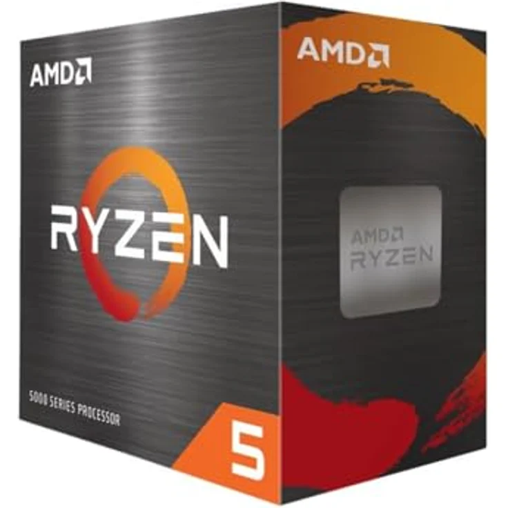 AMD Ryzen 5 5600 - 3,5 GHz (4,4 GHz) - 6 Kerne - 12 Threads - 35 MB Cache - AM4 - Wraith Stealth - doos – Bild 1