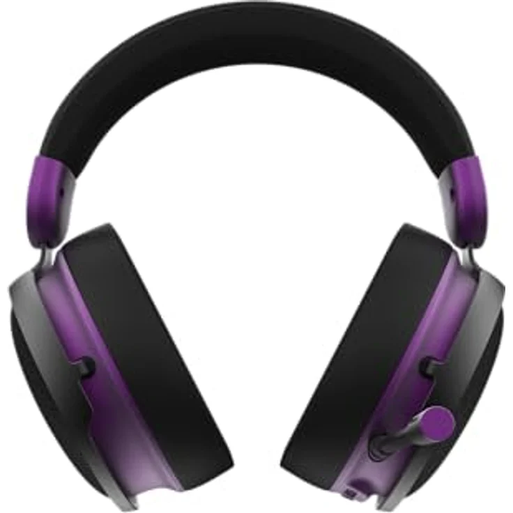 Dark Project Dpp Sono Wless Black, Kabelloses und kabelgebundenes Gaming Headset mit 53 mm Treiber, Schwarz, Violett – Bild 3