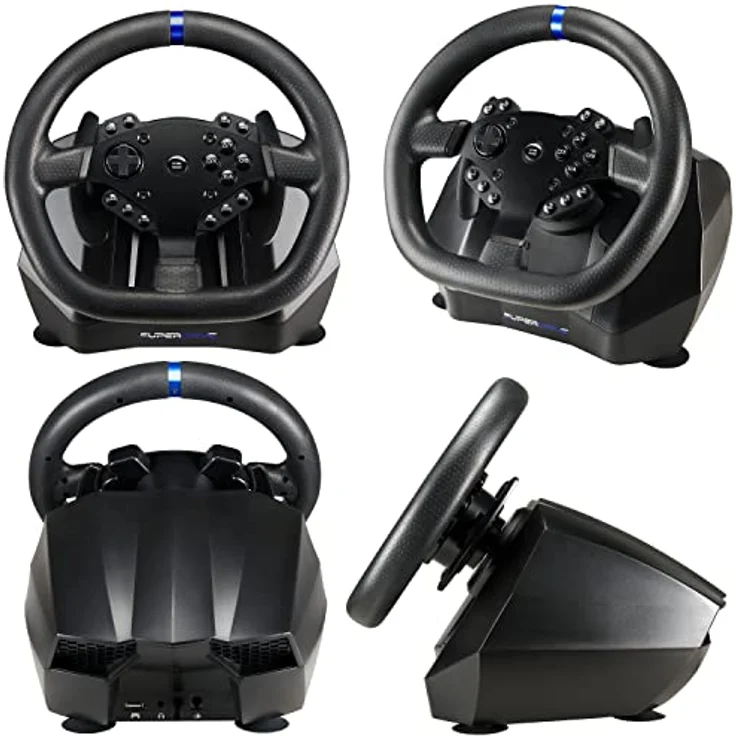 SUBSONIC Superdrive - Rennlenkrad/lenkrad SV950 mit Pedalen und Schaltwippen Xbox Serie X/S, PS4, Xbox One, PC (programmierbar für alle Spiele) – Bild 3