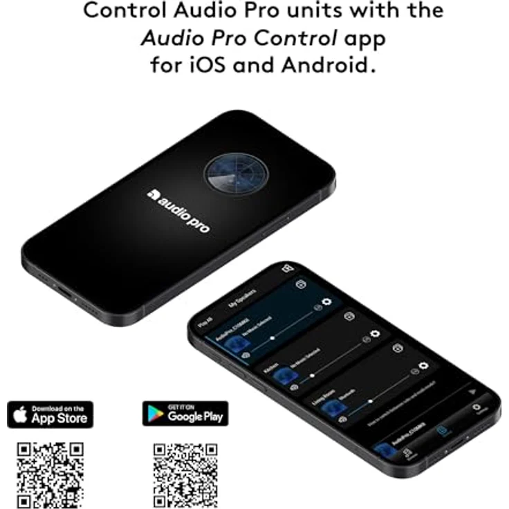 Audio Pro Ein Paar WiFi-Multiroom-Lautsprecher, Aktive Stereo-Lautsprecher mit 75 W, HDMI (ARC), Bluetooth 4.2, Holz-Finish – Bild 5