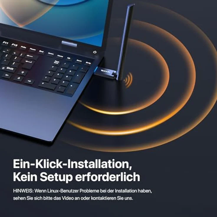 Tenda U11 Pro Wi-Fi 6 AX900, Netzwerkkarte mit hoher Datenrate und modernem WLAN Standard – Bild 6