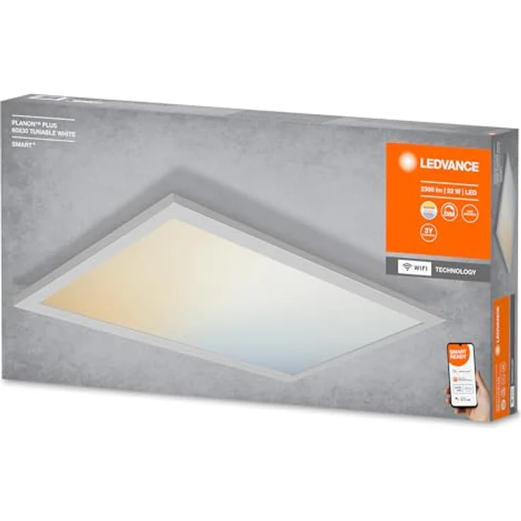 LEDVANCE SMART+ LED PLANON PLUS Aufbaupaneel Tunable White WiFi 59,5 cm Aluminium Weiß, 525368 – Bild 11
