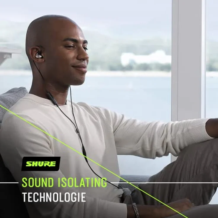 Shure SE846 Kabelgebundene Sound Isolating Ohrhörer, hochauflösender Klang, Vier Treiber, anpassbare Frequenzgang, sicherer In-Ear, abnehmbares Kabel, kompatibel mit Apple-und Android-Geräten - Klar – Bild 5