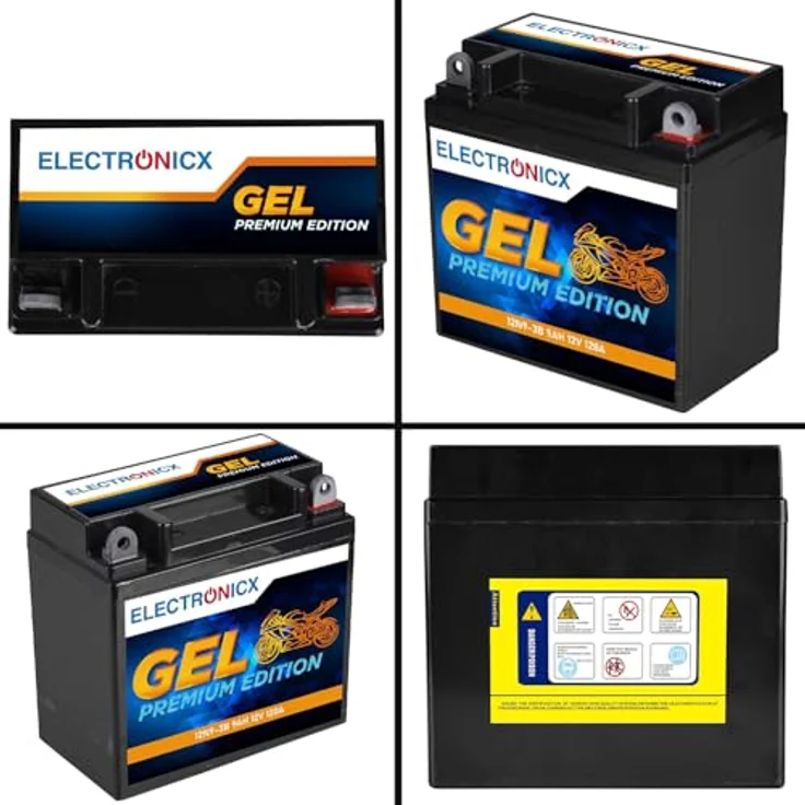 Electronicx GEL-12N9-3B, GEL Motorradbatterie 9Ah 12V für Motorrad, Roller und Quad – wartungsfrei, auslaufsicher, vibrationsfest – Bild 9