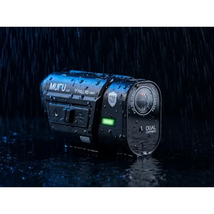 MUFU V30P Motorrad-Dashcam Full HD mit 2 Kameras, 3100-mAh-Batterie und bis zu 7 Stunden Aufnahmezeit, GPS und WLAN – Bild 7