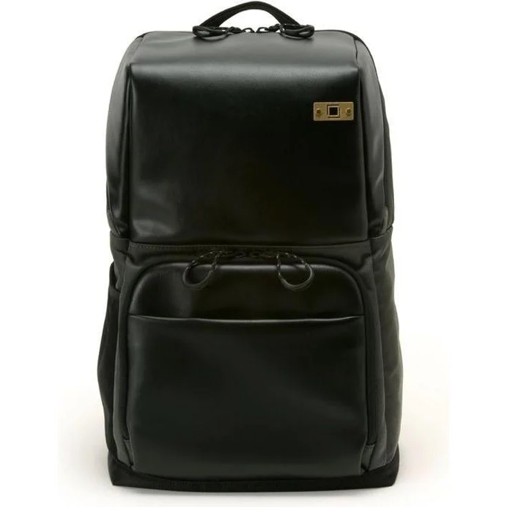 Artisan & Artist ACAM-BS0001 Basalt Backpack, Fotorucksack mit flexiblem Innenraum für SLR-Kamera und 13" Notebook, wasserabweisendes synthetisches Leder