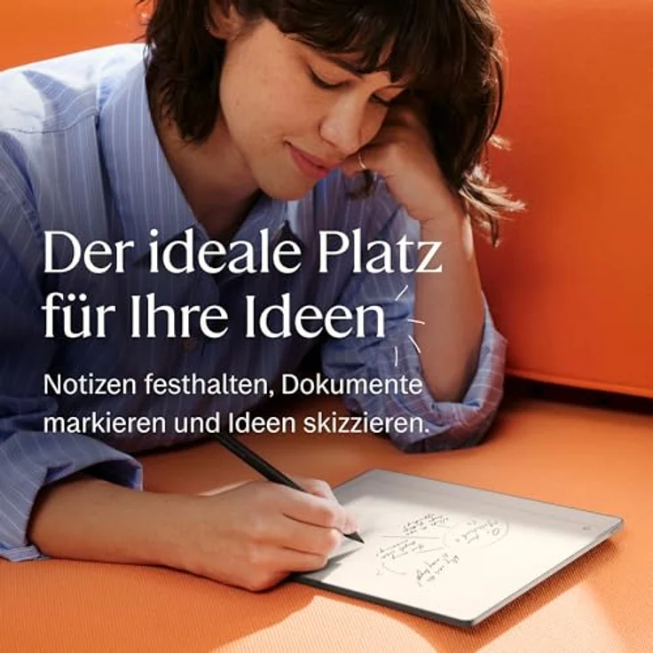 reMarkable Paper Pure – Paper Tablet mit 10,3-Zoll Schwarz-Weiß-Display, digitales Notizbuch mit Marker, ideal zum Denken, Schreiben und Lesen – Bild 3