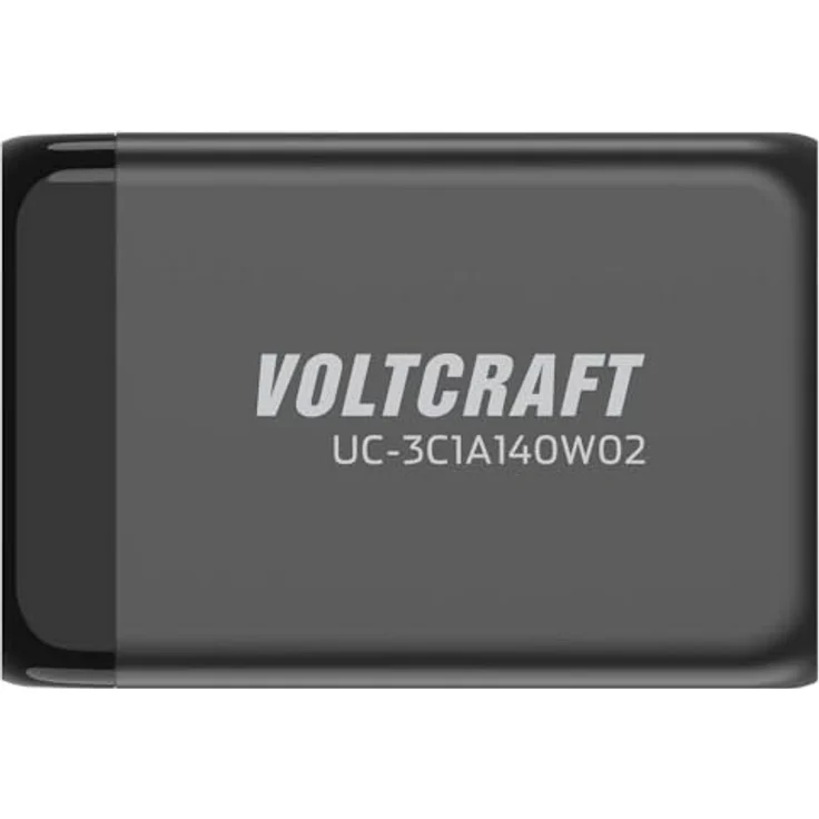 Voltcraft UC-3C1A140W02 USB-Ladegerät 140 W USB-C®, USB-A GaN, USB Power Delivery (USB-PD) - Schnelladen mit PD3.1 Unterstützung – Bild 4