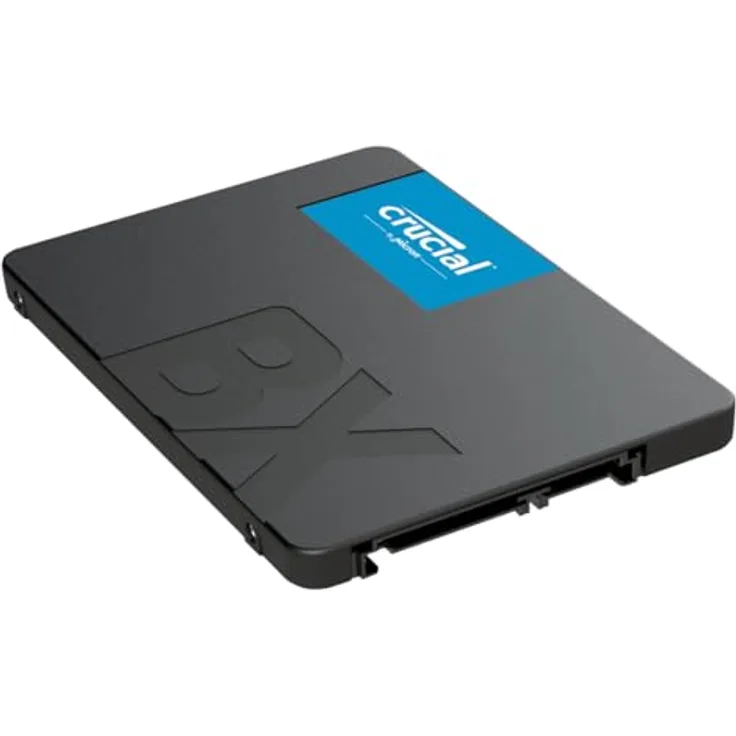 Crucial BX500 SATA SSD 2TB, 2,5" interne Festplatte mit bis zu 540 MB/s, 3D NAND und dynamischer Schreibbeschleunigung - CT2000BX500SSD101