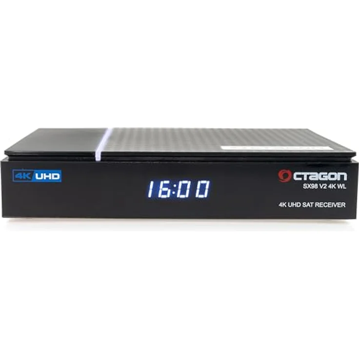 Octagon SX98 V2, 4K UHD Linux Sat Receiver mit WLAN, Mediathek, YouTube, Internet Radio, HDMI 2.0a, kompakt für Wohnmobil und Reisen – Bild 3