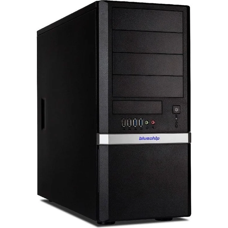 bluechip BUSINESSline T5500, Desktop-PC mit Intel Core i5-14400, 16 GB RAM, 500 GB NVMe SSD, Intel UHD Grafik, Windows 11 Pro, Schwarz