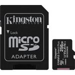 Kingston Canvas Select Plus microSD Speicherkarte, SDCS2-256GB Class 10 (inkl. SD Adapter)