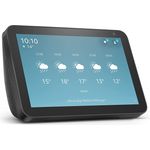 Amazon Echo Show 8 (1. Gen, 2019) - Smart Display mit Alexa - Durch Alexa in Verbindung bleiben - Anthrazit