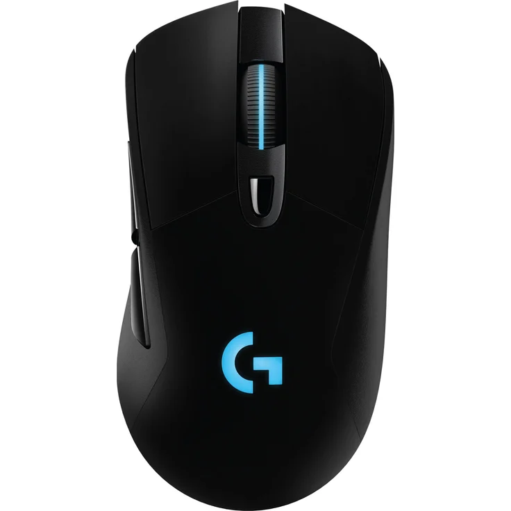 Logitech G703 LIGHTSPEED kabellose Gaming-Maus (mit HERO 16K-Sensor, LIGHTSYNC RGB, POWERPLAY-kompatibel, geringes Gewicht von 95 g + optionales 10-g-Gewicht, EU Verpackung, Westeuropa) – Bild 2