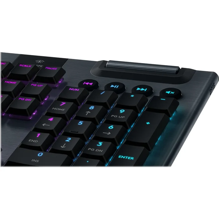 Logitech Gaming G915 - Tastatur - backlit - USB, Bluetooth, LIGHTSPEED - QWERTY - USA International - GL Tactile - Schwarz (920-008910) – Bild 5