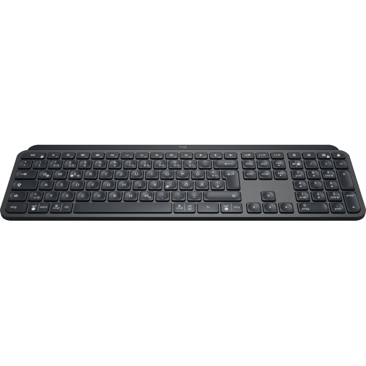 Logitech MX Keys Advanced Wireless Illuminated Keyboard - Tastatur - hinterleuchtet - Bluetooth, 2.4 GHz - QWERTZ - Deutsch - Graphite (920-009403) – Bild 5