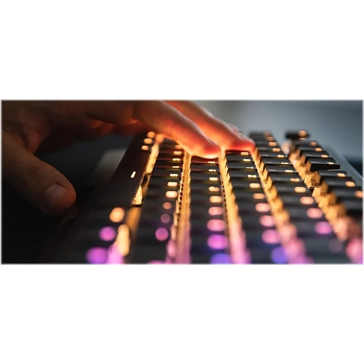 ROCCAT VULCAN 121 AIMO - Tastatur - mit Multimedia-Rad - hintergrundbeleuchtet - USB - Roccat Titan switches (ROC-12-670-BN) (DE QWERTZ) – Bild 8