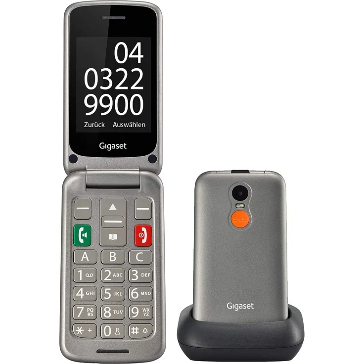 Gigaset GL590 Seniorenhandy Titan/Silber – Bild 6