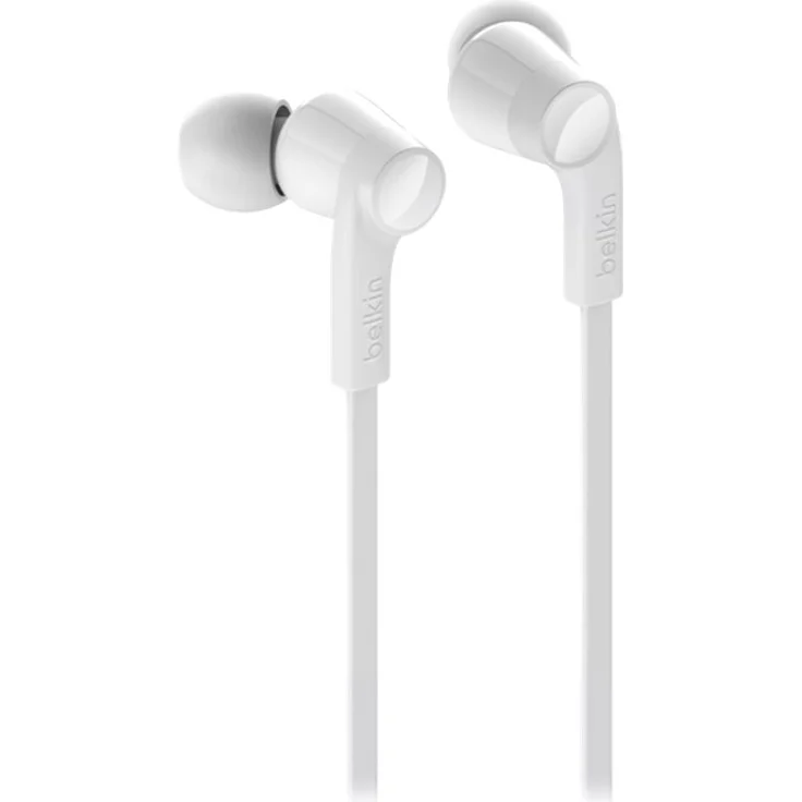 Belkin RockStar USB-C-Kopfhörer für Samsung Galaxy S20, S20+, S20 Ultra, Note10, Note10+, S10, S10+, S10e, Google Pixel 3, 3XL, iPad Pro und andere Geräte (USB-C-In-Ear-Kopfhörer-Ohrhörer) Weiß – Bild 3