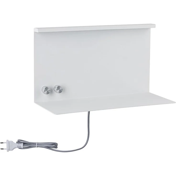 Paulmann 78919 LED Wandleuchte Jarina mit Ablage incl. 1x4,5 - 1x1,6 Watt dimmbar Wand-Leselampe Weiß Leseleuchte Metall Wandlampe 3000 K, 4.5 W – Bild 3