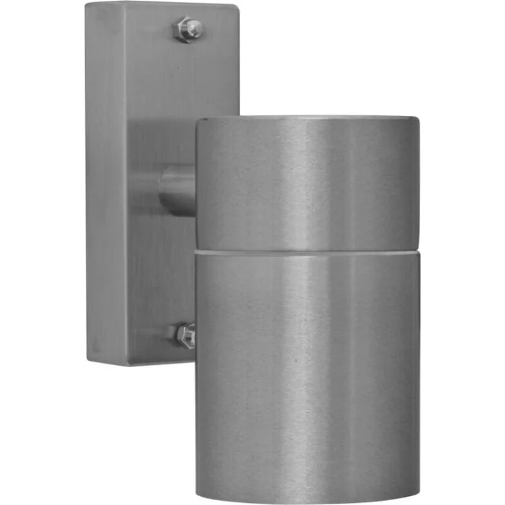 Smartwares GU10 Fassung Außen-/Wandleuchte, Edelstahl, Downlight 7,5 x 15,1 x 13 cm – Bild 2